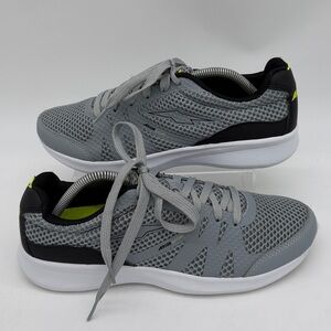 Avia Quickflash Men's Size 9.5 Light Gray Black Mesh Sneakers